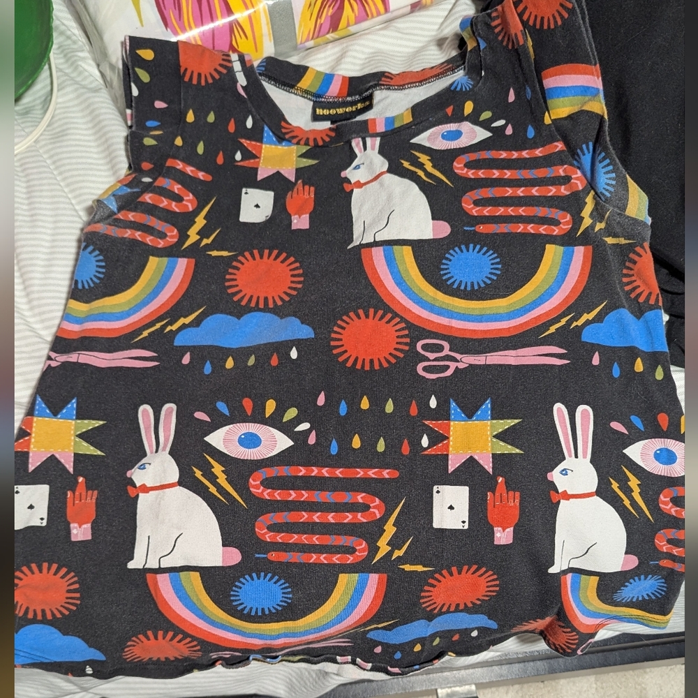 Nooworks Multicolor Graphic Skirt